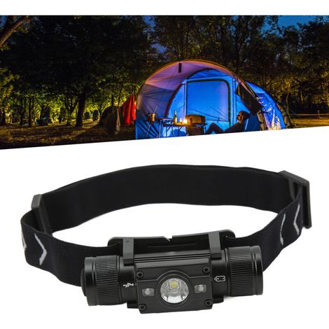 USB rechargeable LED front light, super bright, water resistant IPX6, LED front light for outdoor use, light, white and red light, (1/4)