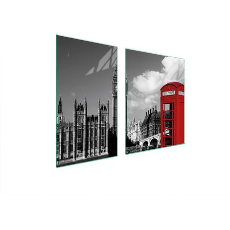 Glasplatte und Schneidebrett 100x52 LONDON (1/5)