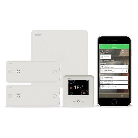 Schneider Electric Wiser Termostato blanco control térmico