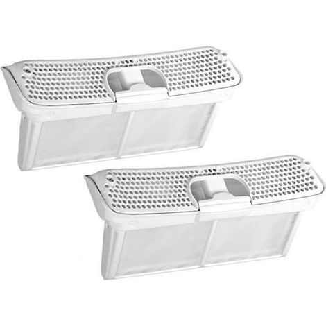 2 pièces Wash machine pièces filtre à peluches pour Bosch 00656033 chaleur pompe sèche-linge filtration pièces de rechange (1/5)