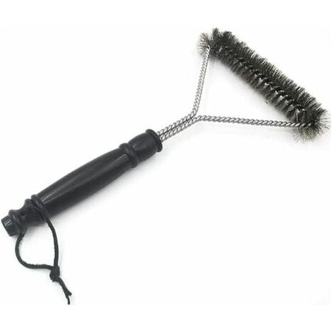Brosse À Fil D'acier - 30,5 Cm - Pour Nettoyage Barbecue Charbon Gaz Fumoir Infrarouge Porcelaine - 1 Pièce (1/5)