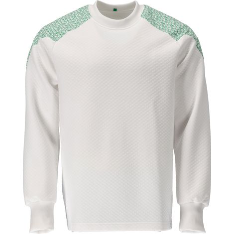 Mascot Sweatshirt 20084-932-06333 Gr. M weiss/grasgrün (1/4)