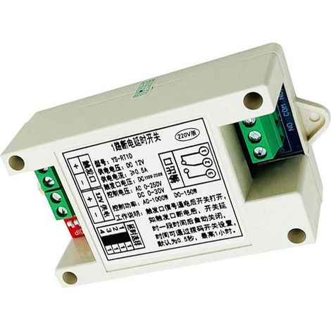 Module de temporisation réglable 12 V, format compact (1/5)