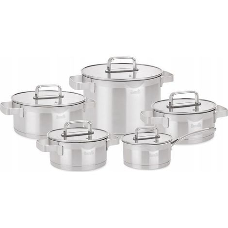 Mistral BR-6378 Set di pentole in acciaio inox