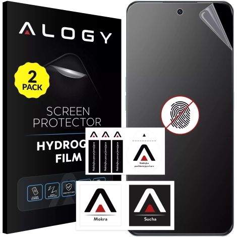 2x Alogy HydroSkin Matte Pro™ Hydrogel-Displayschutzfolie für Oppo A98 5G „KEINE Fingerabdrücke“ (1/5)