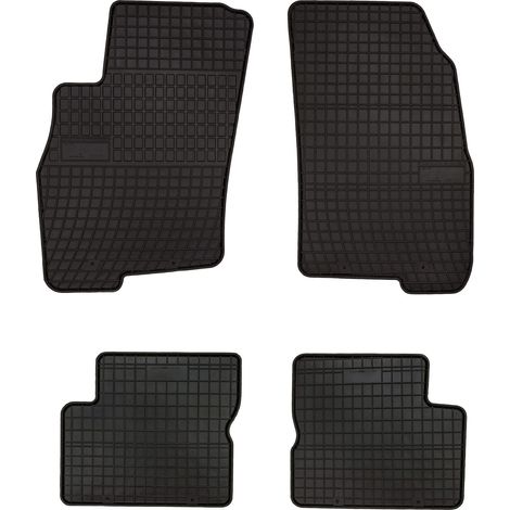 Tappetini in gomma per auto: Alfa Romeo Mito hatchback (2008-2019) - neri, su misura (1/5)