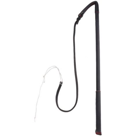 Fouet en Peau de Vache avec Poignée Accessoire de Dressage pour Chiens de Taille Moyenne