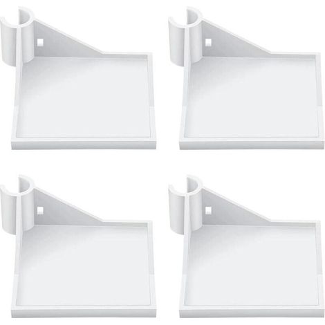 Mensole angolari per grow box – Set di 4 staffe regolabili in acciaio, compatibili con fotografia e idroponica, 60 x 60 cm