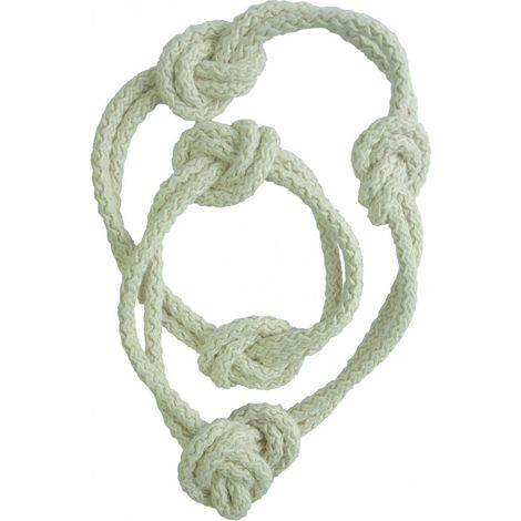 MARINA - Embrasse rideau textile aimantée Coloris - Crème (1/3)