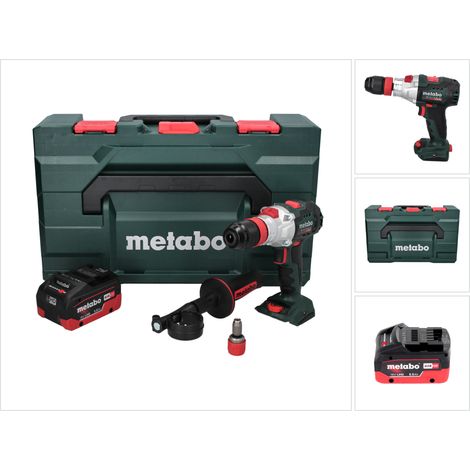 Metabo SB 18 LTX BL Q I Perceuse à percussion sans fil 18 V 130 Nm brushless + 1x Batterie 5,5 Ah + Coffret metaBOX - sans chargeur (1/5)