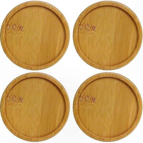 Set de 6 dessous de verre en bois naturel, décor de table rustique pour maison, protection meuble style campagne, accessoire cuisine et salon, idéal cadeau déco. (1/5)