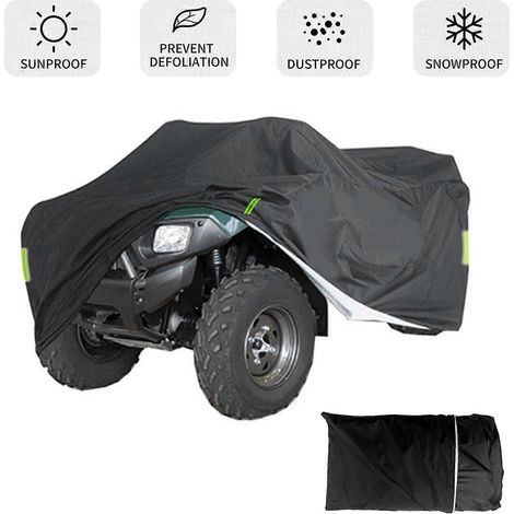 Housse universelle et robuste pour quad/ATC 190T, résistante à la pluie, à l'eau, à la poussière, aux UV et aux déchirures, pour une utilisation sur la plage et en tout-terrain.