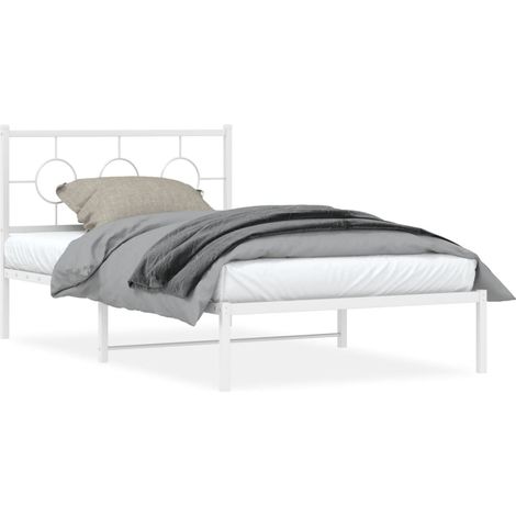 Maison Exclusive - Estructura cama sin colchón con estribo metal (1/5)