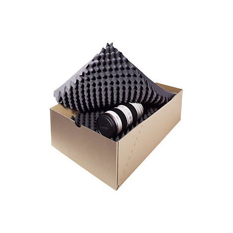 ratioform  Foglio in espanso bugnato  nero  conf da 25 pz  (1/3)