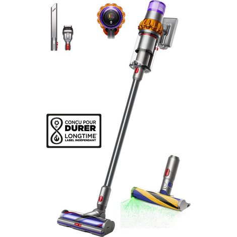 Aspirateur sans-fil Dyson V15 Detect™ Absolute (Jaune/Nickel)