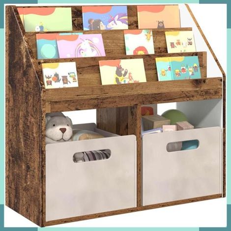 892387 Bibliothèque pour enfants Bois ancien 72,5 x 29,5 x 69 cm (1/5)