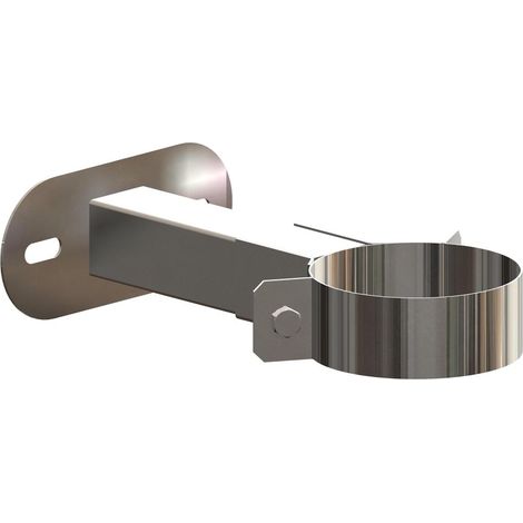 ATEC Wandabstandhalter 50-150mm DN60/100 Edelstahl blank kürzbar, 700744