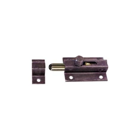 CATENACCIO PORTALUCCHETTO TRASVERSALE MIGNON ASTA TONDA BRONZATO- - mm.150 - 12 pezzi