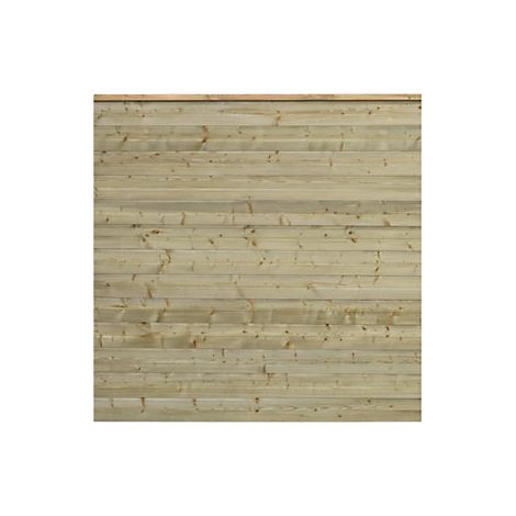 kaiserkraft PLUS Recinzione a doghe profilate legno largh x