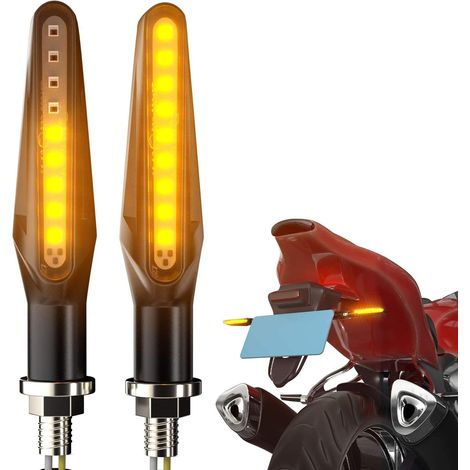 Lot 2 Clignotants – Moto, LED, Séquentiel, E24 (1/5)