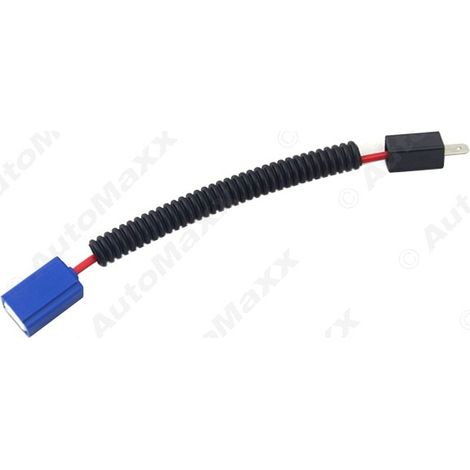 Automotive and motorcycle LED lights, halogen lights, H1 lamp holder socket, ceramic male and female adapter wire plug-in, high temperature resistant (1/4)