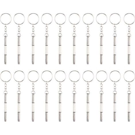 20 tournevis pour lunettes, montures de lunettes et montres - Outil de réparation (1/5)