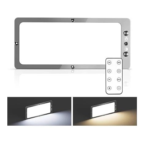 LED Light Lamp Ceiling Light LED RV with Switch Adjustable RV Roof Lamps for Camper Boat Caravan (1/5)