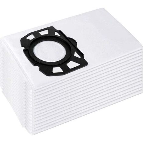 lot de 10sacs d'aspirateur pour kärcher 2.863-006.0 sacs filtrants en non-tissé 487 wd4 wd5 wd6 wd5p wd6p premium mv4 mv5 mv6 sacs filtrants pour aspirateur humide et sec (1/5)