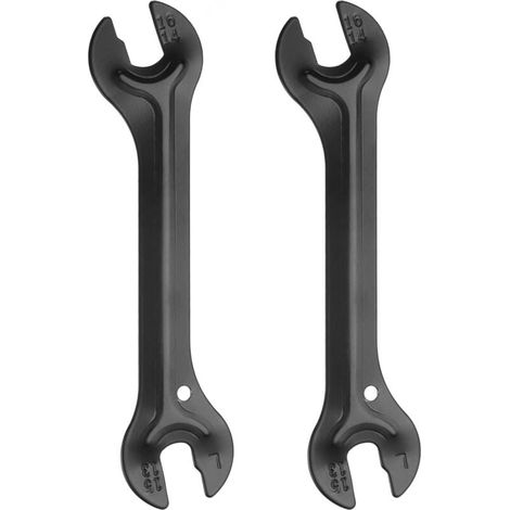Paquete de 2 llaves para bujes de bicicleta, llave cónica de 13/14/15/16 mm, llave cónica para reparar pedales y bujes de bicicleta.