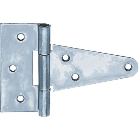 Charnière anglaise zinguée – avec goupille détachée – Bande 148 mm – Pour volets et coffres – Marque Alberts (1/2)