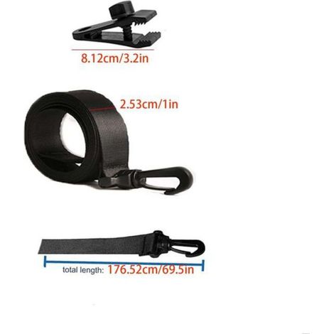 Sangle de Protection - Pour Enrouleur de Bâche de Piscine - Fixation Sans Outil - Résistante aux UV - Lot de 6 (1/4)