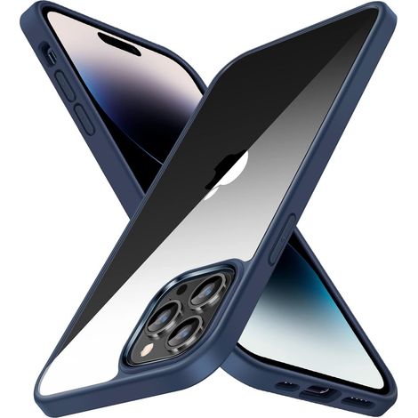 CUSTODIA IN SILICONE VETRO BLU 9H PER APPLE IPHONE 14 PRO A2890 A2650 (1/5)