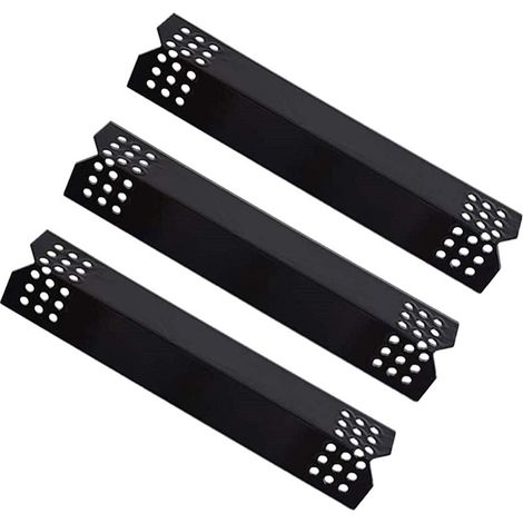 Pack de 3 plaques chauffantes de rechange pour barbecue à gaz - Noir (1/5)