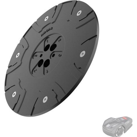 Disque d'accessoires pour robot tondeuse à gazon RIS-GH-2 Flymo/Gardena, coupe-disque à lame en acier, résistant aux intempéries, coupe précise, 180 x 43 mm