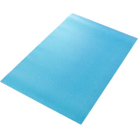tapis de cuisine antidérapant - bleu transparent - à picots en relief - 4530CM' (1 pièce)