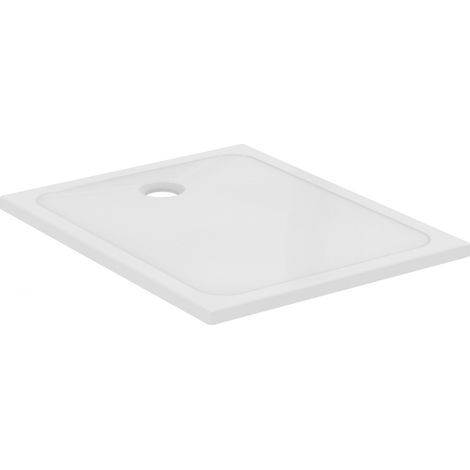Porcher – Receveur de douche extra-plat rectangulaire 120x90 cm – À poser ou à encastrer – Grès – Adapté PMR (1/2)