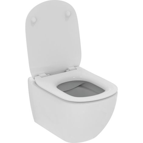 Ideal Standard Tesi - WC sospeso con sedile SoftClose, RimLS+, bianco T536001