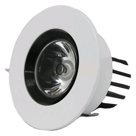 Faretto ad Incasso orientabile in Acciaio 3w Aiply Luce Fredda