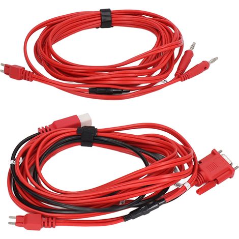 Ortviai Câble de diagnostic OBD2 8A pour simulateur Autel APB112 et G-Box2 – ABS étanche, rouge/noir (1/5)