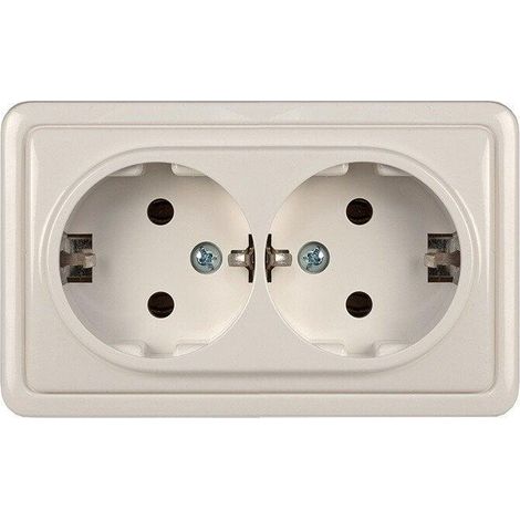 Harry Potter Socket double prise blanche 16 A 250 V