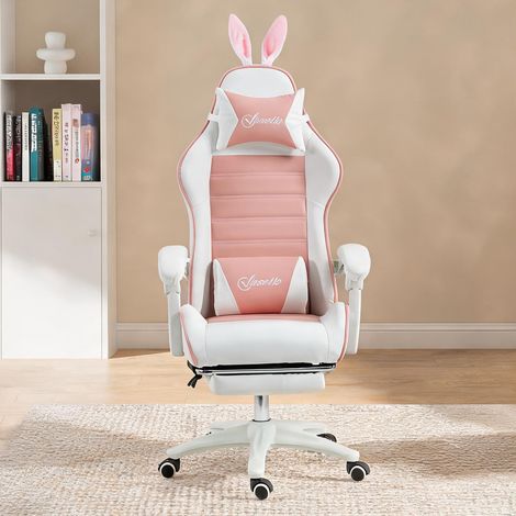 Chaise de bureau en similicuir mousse 65 x 63 x 142 cm (1/5)