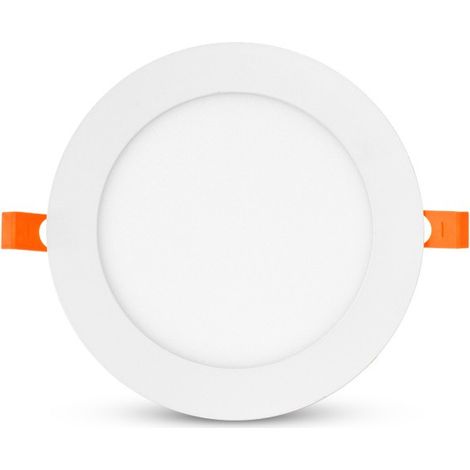Plafonnier LED SLIMY 12W Rond Ø175 mm Miidex Lighting® blanc-froid-6000k - non-dimmable - blanc (1/10)