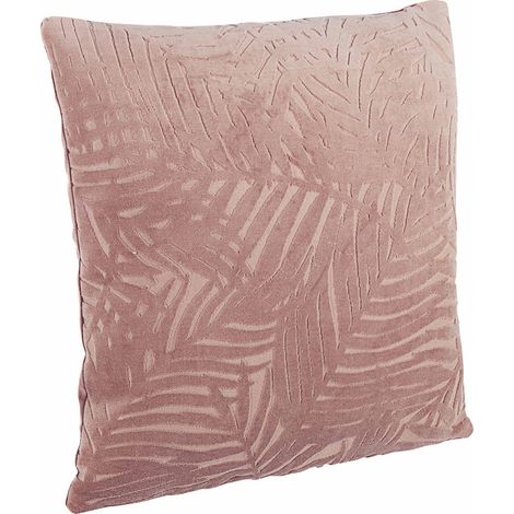 Sofakissen "Anitha" 45x45cm mit Samteffekt -Rosa (1/5)