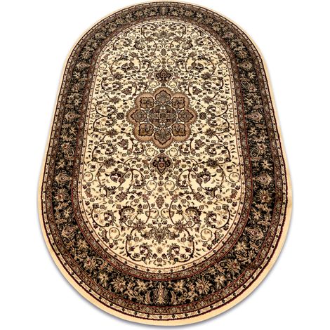 Tappeto ROYAL ADR ovale disegno 521 caramello beige 200x290 cm