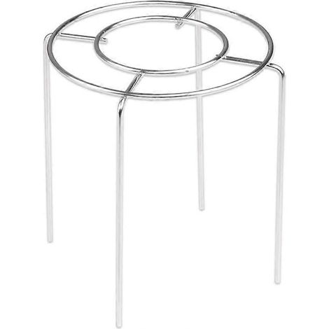 Stampo rotondo in acciaio inox con 4 piedini alti, ideale per torte chiffon capovolte. (1/5)