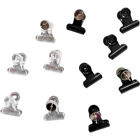 30 Pinces plates créatives avec clous – accessoires d’artisanat DIY pour décoration de photos et fabrication de bijoux, pinces d’embellissement polyvalentes pour projets faits main (1/5)