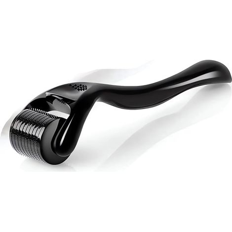 Rouleau de micro-aiguilles pour barbe et poils du visage, instrument de beauté pour microdermabrasion (1/5)