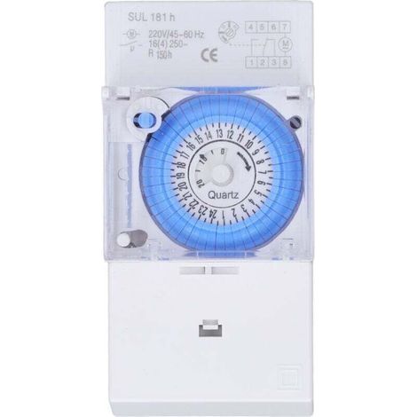 Wasserdichter mechanischer Timer, Programmierleiste, 24-Stunden-Zeitschalter für den Außenbereich, AC230V (1/3)