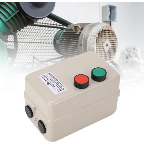 QCX5-32 Magnetmotor-Anlasser-Steuerschalter, Drehstrom-Magnetstarter, Drehstrom-Motorstarter, Motorschalter, 7,5 kW, 3 PS, Drehstrom 380 V, 20–32 A, geeignet für Motoren (1/5)