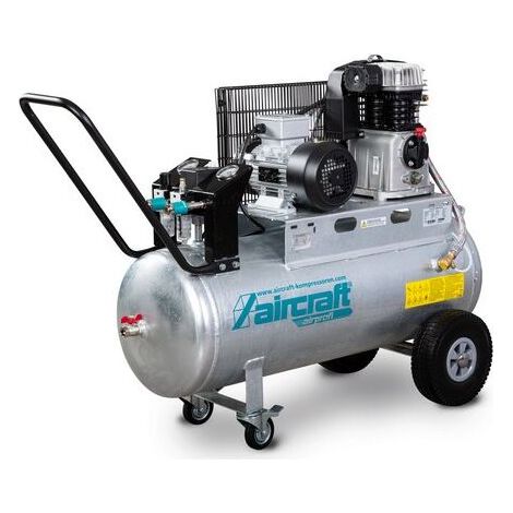 Mobiler Kolbenkompressor mit Riemenantrieb AIRPROFI 503/100 P (1/2)
